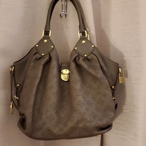 Louis Vuitton Brown Leather Shoulder Bag